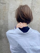 モリオ フロム ロンドン 大宮2号店(morio from London)&nbsp;【なかじま ひびき】ネイビーアッシュ×ボブ