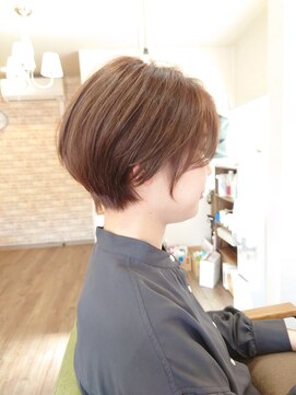 ミエル(miel) 【hair design miel】大人ショートボブ