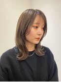 池袋 イルミナカラー 簡単スタイリング くびれ大人ミディ♪