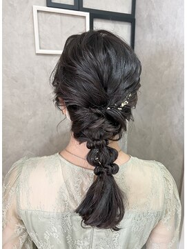 フェリーチェ(Felice) 編み下ろし　ヘアアレンジ　お呼ばれヘア