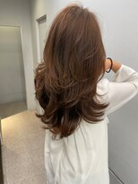 レビジュヘアー(LEVIJU HAIR)&nbsp;レイヤー×上品ブラウンベージュ