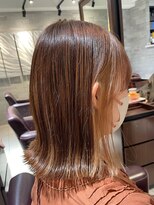 アイフィール アヴェダ 瑞江店(i feel AVEDA)&nbsp;【浅井】フェイスフレーミング×オレンジベージュ