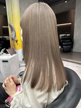 シティ(CITY) ダブルカラー必須！ハイベージュカラー×髪質改善トリートメント