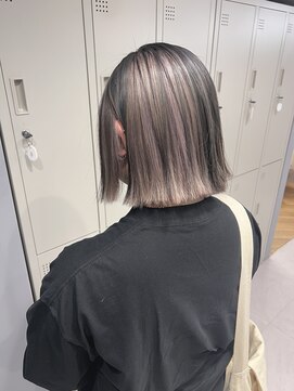 シカ 神戸三宮元町店(Cica) インナーカラー アンブレラ イヤリング ハイトーン 三宮