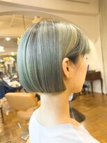 オブヘアーギンザ(Of HAIR GINZA)&nbsp;オリーブグレージュ☆切りっぱなしボブ