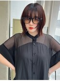 【GEEKS渋谷】ボブウルフ/くびれヘア/顔周りレイヤー/透明感