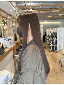 クラップス 京急富岡(CLAPS) ミルクティーベージュダブルカラーインナーカラーケアブリーチ