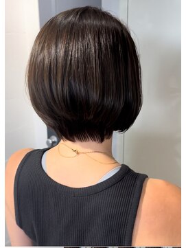 シェル 吉祥寺(shell) グレージュカラー/ボブウルフ/黒髪/ココアベージュ