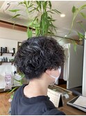 外国人風カーリーパーマ