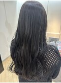 20代30代大人かわいい暗髪艶感カラーウェーブ巻き髪