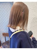 ブリーチ有◎のミルクティーベージュ