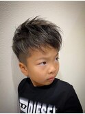 ハイライトメッシュキッズカット