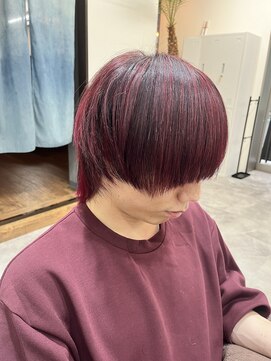 パブロ(Pablo) メンズ×ハイライト×レッド