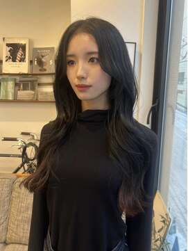 ポール(pole) 札幌ロング 暗髪レイヤーカット髪質改善