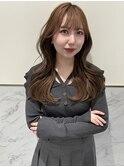 ショコラブラウン×韓国風レイヤー
