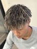 メンズカット＋ツイストパーマ限定＋メッシュブリーチ