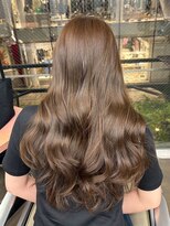 ディフィーノ 青山(DIFINO)&nbsp;【DIFINO　青山】透明感マロンベージュ/コテ巻きロングウェーブ