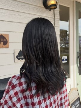 トップヘアー 大元店(TOP HAIR) 【jasmin】カットカラー × ブラック