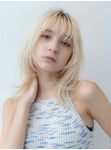 20代30代ミディアム顔周りレイヤーカット髪質改善ストレート