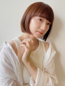 ガーデン 銀座(GARDEN) ボブ 美髪 小顔カット 似合わせヘア イメチェン 艶カラー