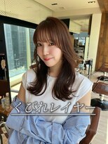 韓国スタイル/ナチュラルくびれへア_くびれ巻き_レイヤーカット