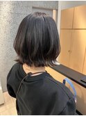 小顔見せショートベージュカラーブリーチしない透明感カラー
