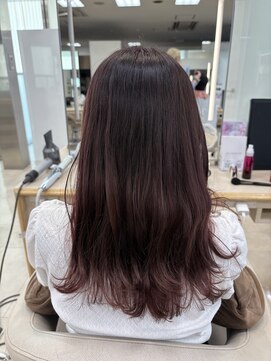 ケンジ 平塚ラスカ店(KENJE) ブリーチ無しチェリーピンク