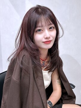 リアン バイ キートス(Lien by kiitos) 抜け感レイヤー×ボルドー