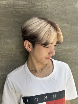 ポート バイ プライマル(port by primal) ミディアムヘア/デザインカラー/フェイスフレーミング/ブリーチ