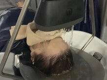 当店自慢の頭浸浴を体験ください