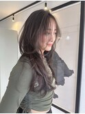 レイヤーカット/ロング/アッシュ/髪質改善/10代/20代/30代/韓国