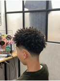 スパイキーアフロ/刈り上げ/パーマ
