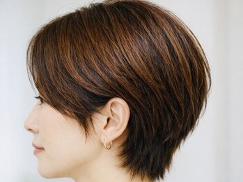 ロージーヘアー(Rosy Hair)の写真/【泉区/八乙女】地肌や髪に優しいカラー剤を使用しているので、髪の傷みが気になる方も◎ハリ・コシUPも！