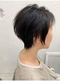 丸みショートレイヤーカット髪質改善マニッシュ◎20代~50代