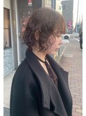 前髪ストレートP　くるくる愛されボブ