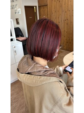 カットウェルズ粟殿店(Cut Well's smile&peace) ハイライトカラー 奈良 cut wells 粟殿