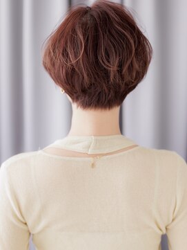 モッズヘア 越谷(mod's hair) ブリーチなしコーラルベージュ小顔クールショートZ越谷20代30代