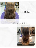 チャンドット(chan.)&nbsp;≪お客様スタイル≫ グラデーションカラー