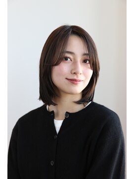 エクリ シセイドウ 麻布十番店(equri×SHISEIDO) 【麻布十番】大人のスリークボブスタイル