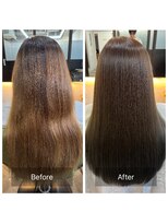 ロイル(Loeyle)&nbsp;髪質改善+オリーブグレージュ+綺麗髪カット