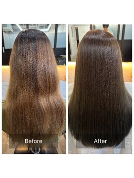 ロイル(Loeyle) 髪質改善+オリーブグレージュ+綺麗髪カット