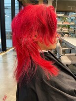 ランド(LAND) ビビッドレッド ウルフカット