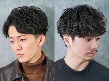 ヒロギンザ 難波店(HIRO GINZA)の写真/【国内外45店舗/個室】パーマならHIRO GINZA BARBER SHOP*貴方に似合うをご提案*[難波/難波駅]