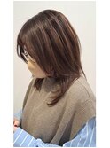 動きのあるデザインカラー《西新/百道浜》髪質改善/ローライト