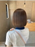 ダークパープル/ナチュラルショート/夏のヘアアレンジ/佐賀