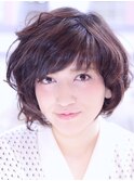 アシメふんわりボブ《銀座♪ショート得意サロン》
