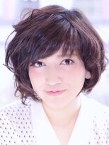 ヘアサロン エヌ 銀座(hair salon N) アシメふんわりボブ《銀座♪ショート得意サロン》