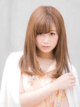 マルジュ(Marge) 【hair make Marge】ストレートセミディ×ツヤブラウン