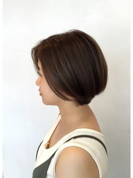 ヘアーデザイン アブー(hair design A BOO) ボブボブ×グレージュ