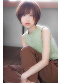 【elfo】ショートのストレートは前髪ありが最前線